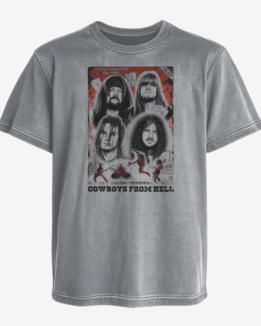 Polera desgastada Pantera Pure Metal
