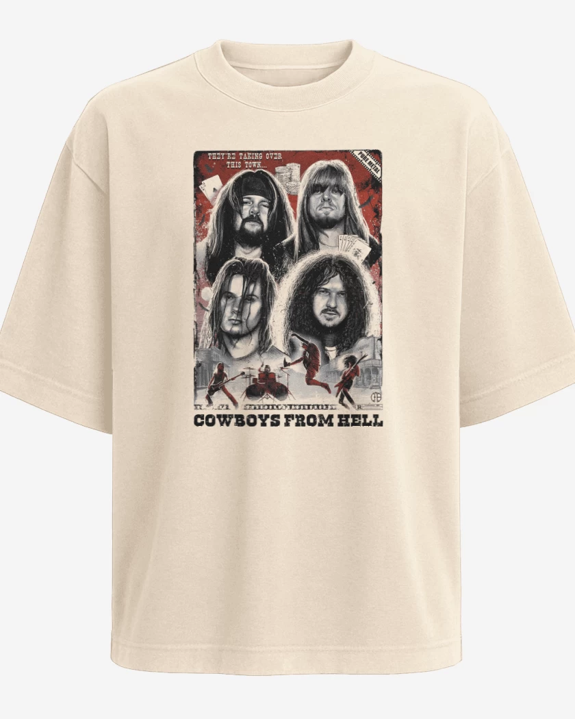 Polera Oversize Pantera Pure Metal