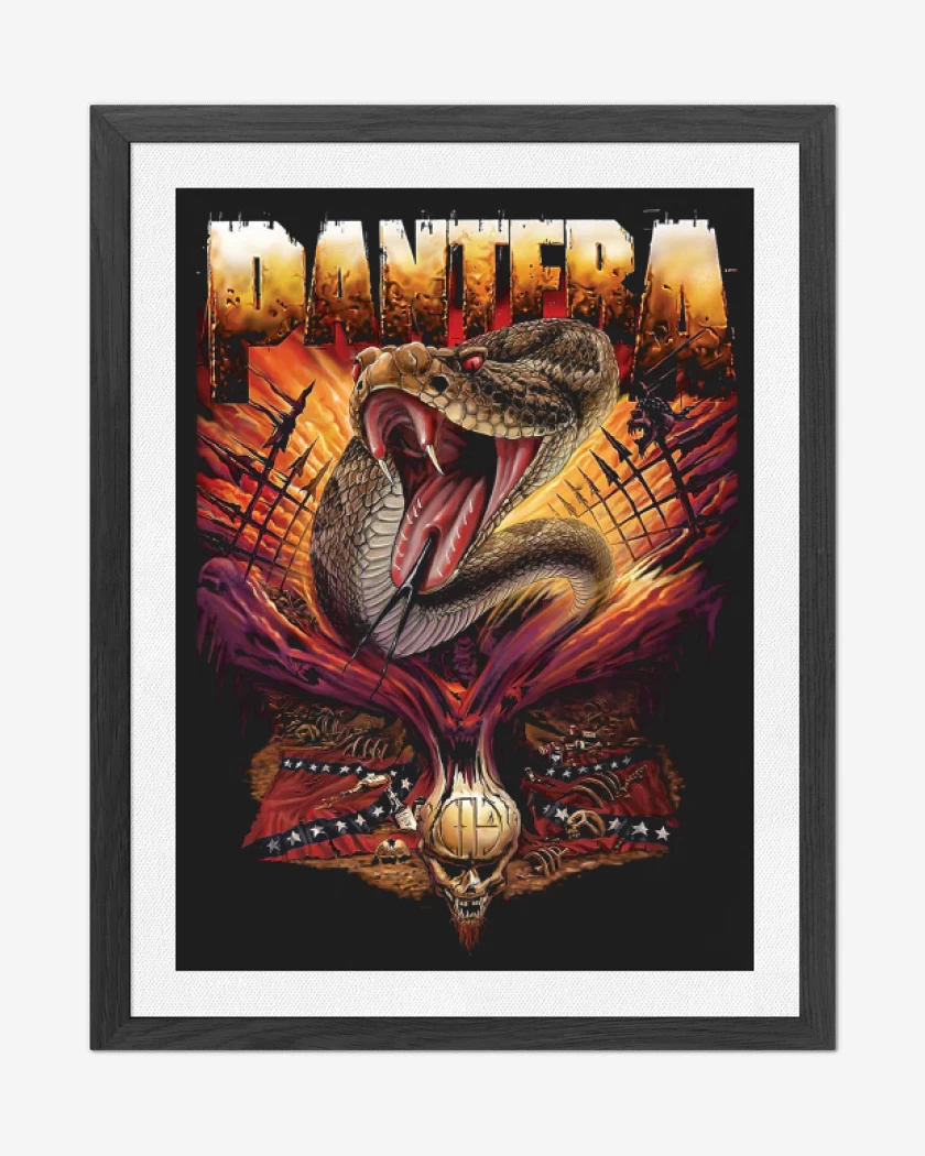 Cuadro decorativo Pantera Serpiente Sureña