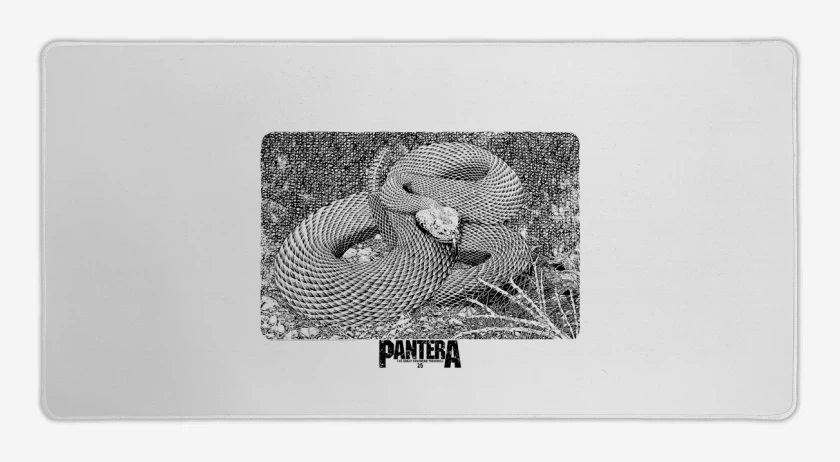 Mouse pad Gamer Blanco de Pantera Trendkill