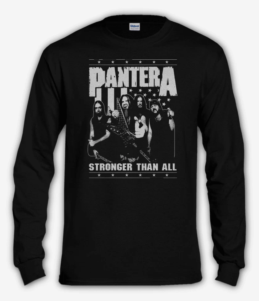 Polera manga larga Pantera Stronger Than All