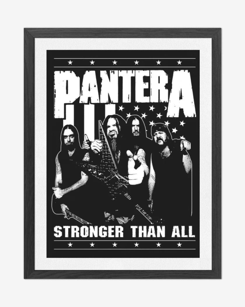 Cuadro decorativo Pantera Stronger Than All