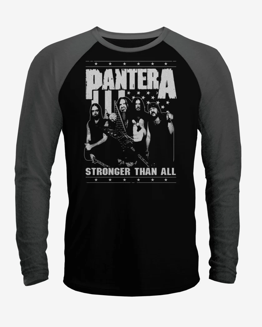 Polera Raglan Pantera Stronger Than All