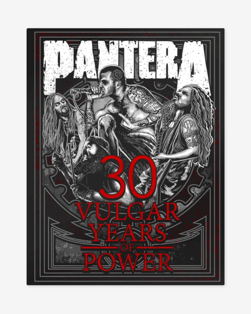 Print metalico Pantera 30 Vulgar Years