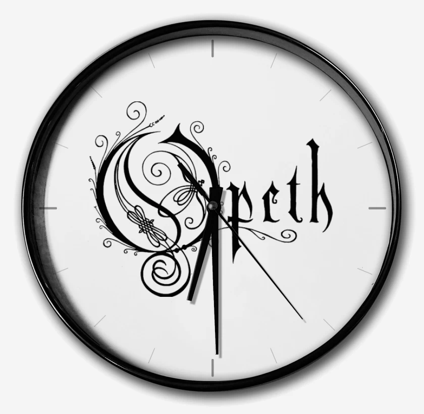 Reloj Blanco de Opeth logo