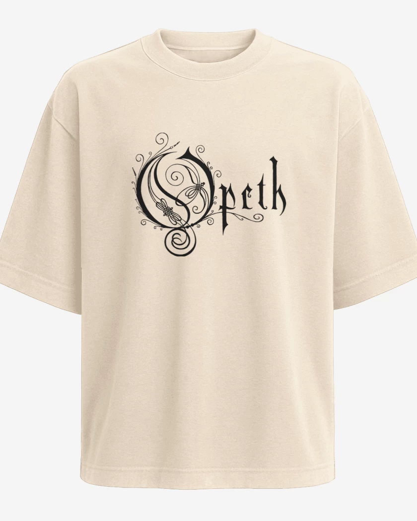 Polera Oversize Opeth logo