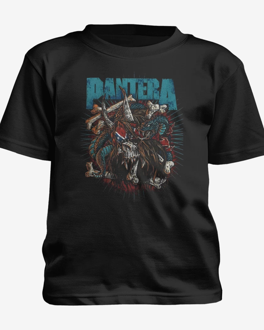Polera de niño Pantera Dimebag Skull