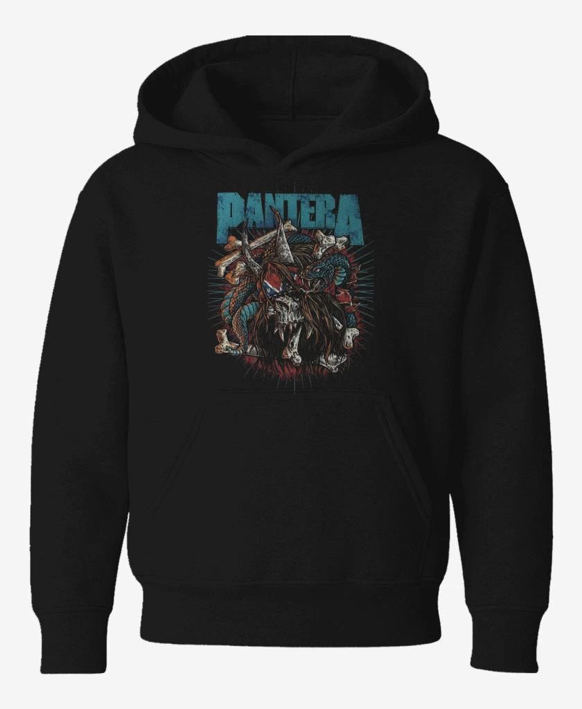 Poleron de niño Negro de Pantera Dimebag Skull