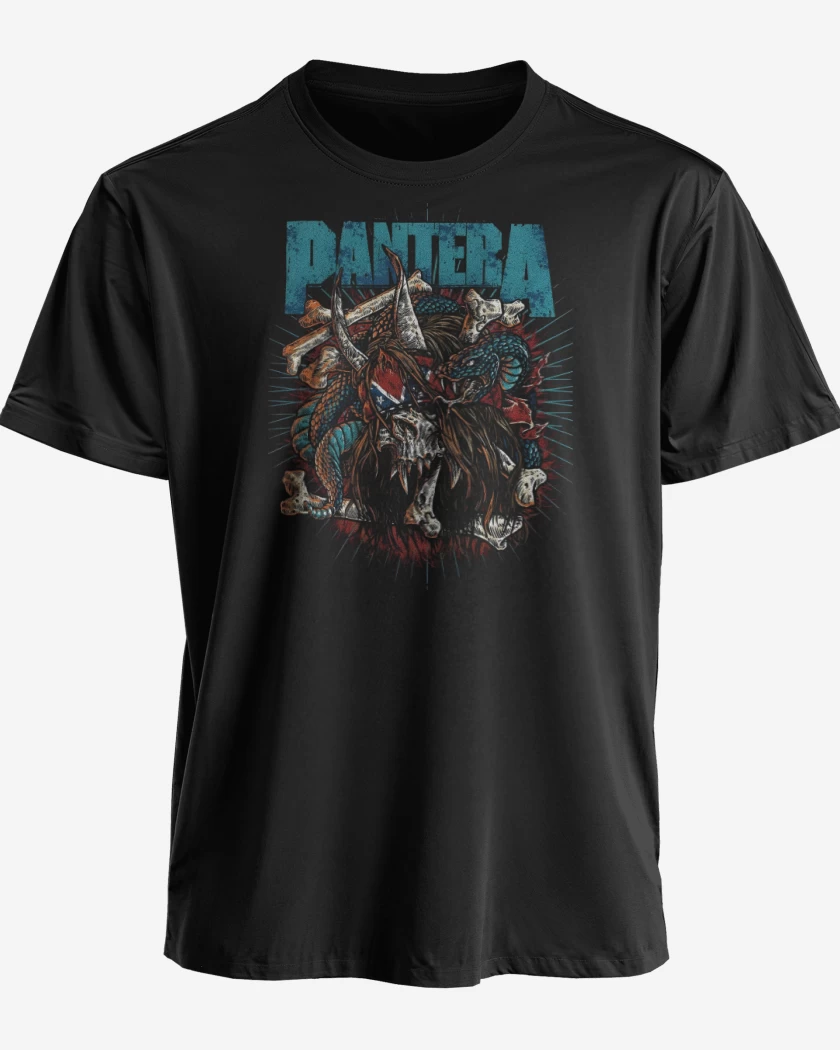 Polera premium Pantera Dimebag Skull