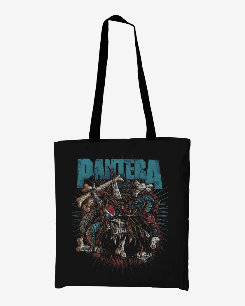 Totebag Pantera Dimebag Skull