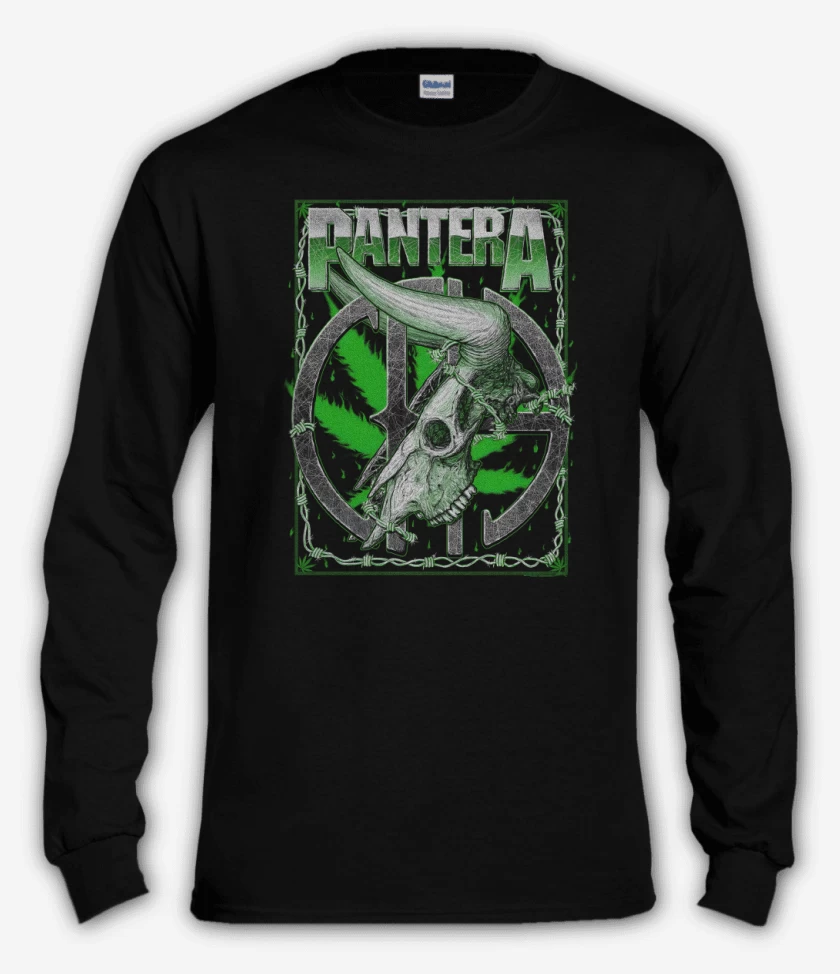 Polera manga larga Pantera Groove and Weed