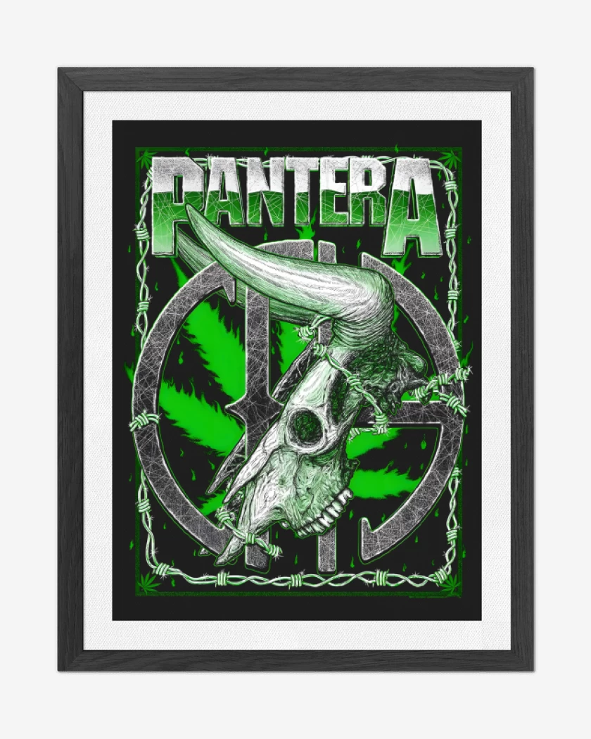 Cuadro decorativo Pantera Groove and Weed