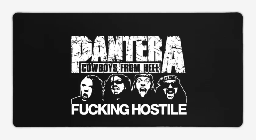 Mouse pad Gamer Pantera Fucking Hostile
