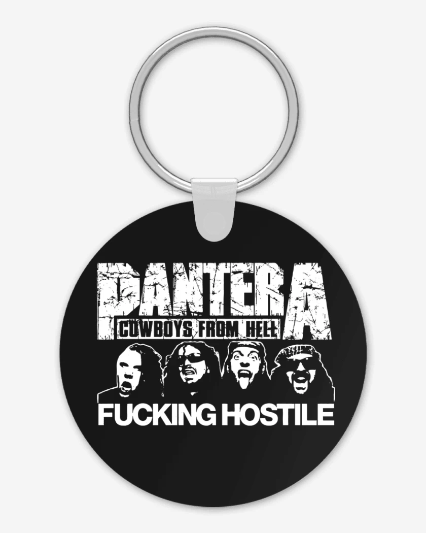 Llavero Pantera Fucking Hostile