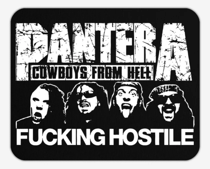 Mousepad Pantera Fucking Hostile