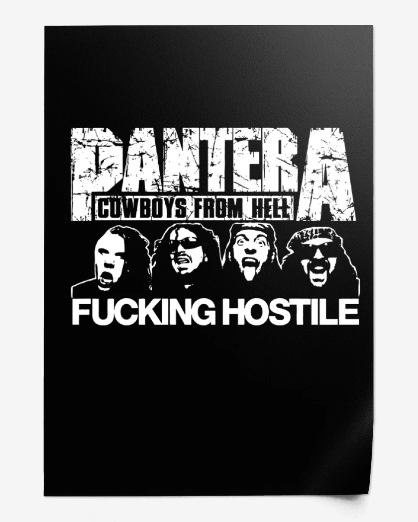 Print Pantera Fucking Hostile