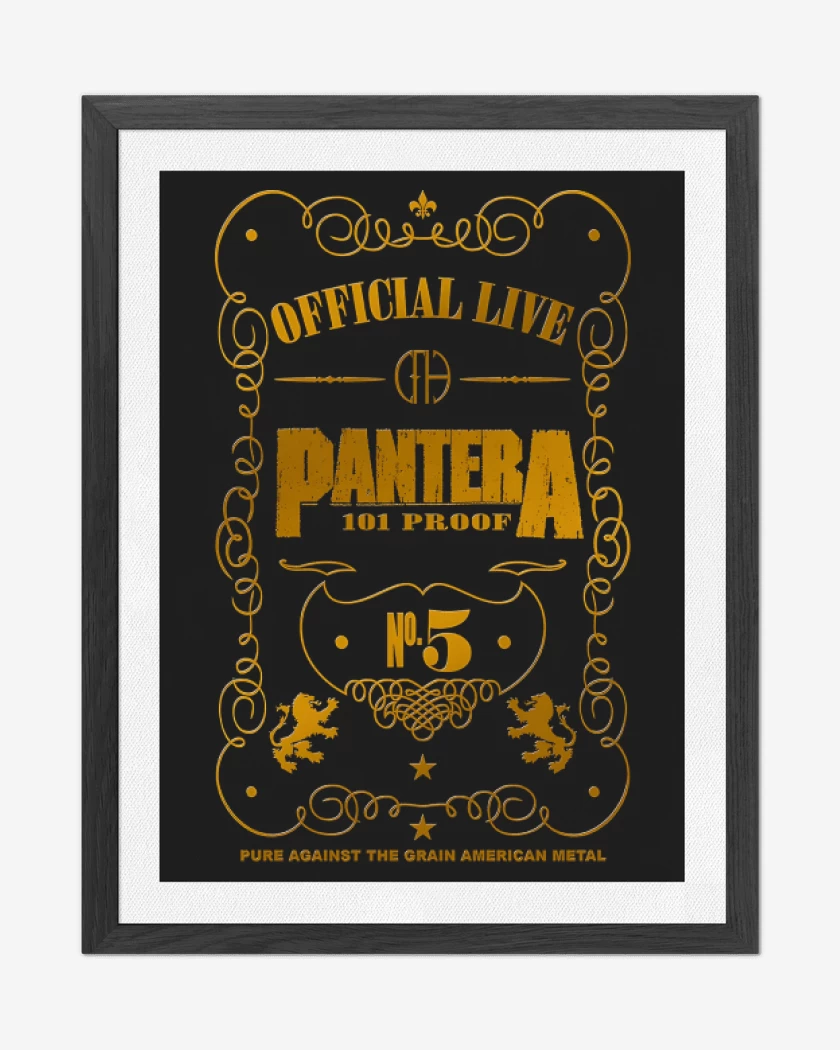 Cuadro decorativo Pantera Official Live