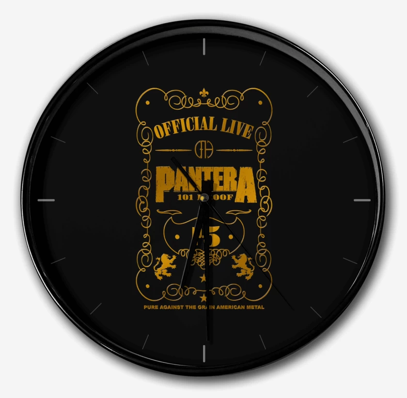 Reloj Negro de Pantera Official Live