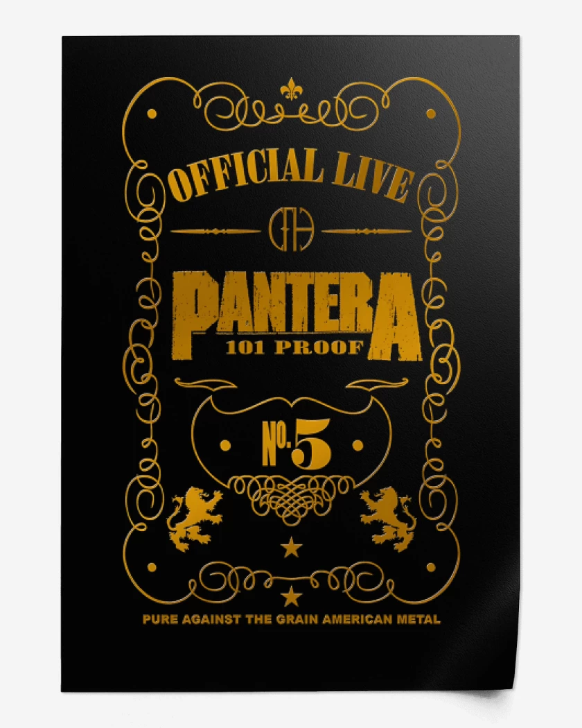 Print Pantera Official Live