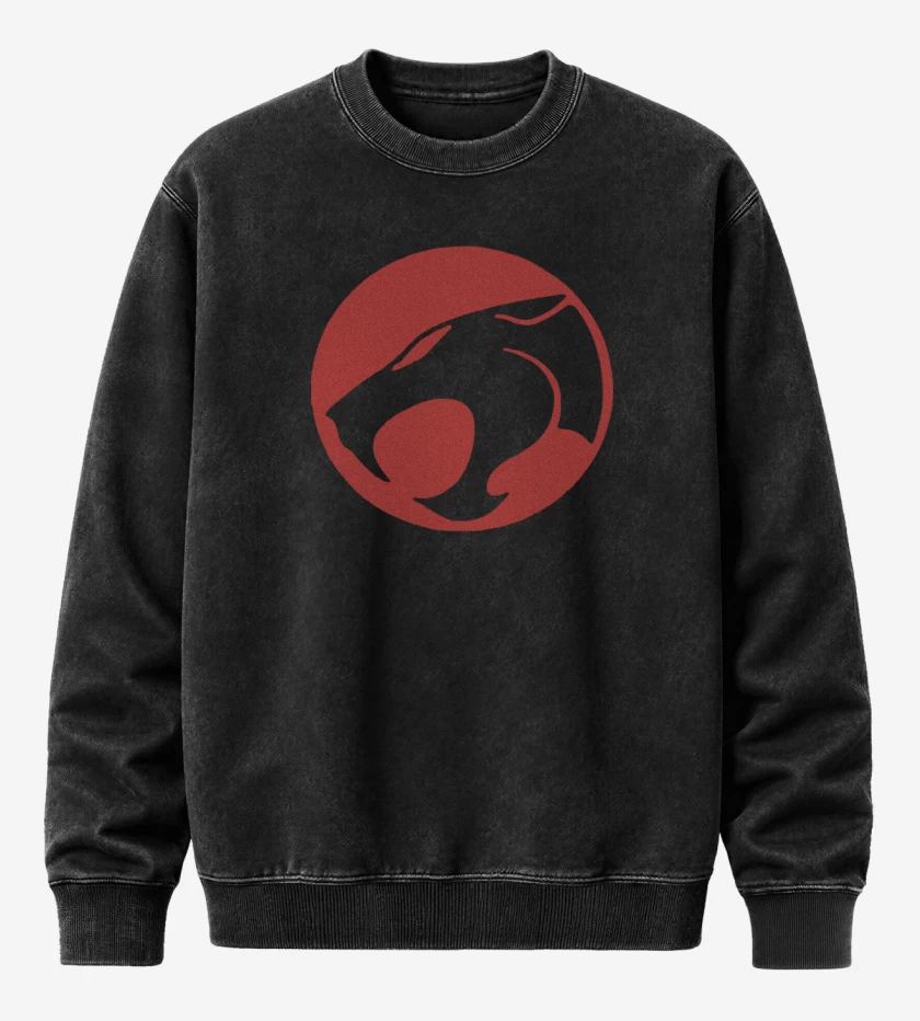Poleron Polo Acid Wash Negro de Thundercats