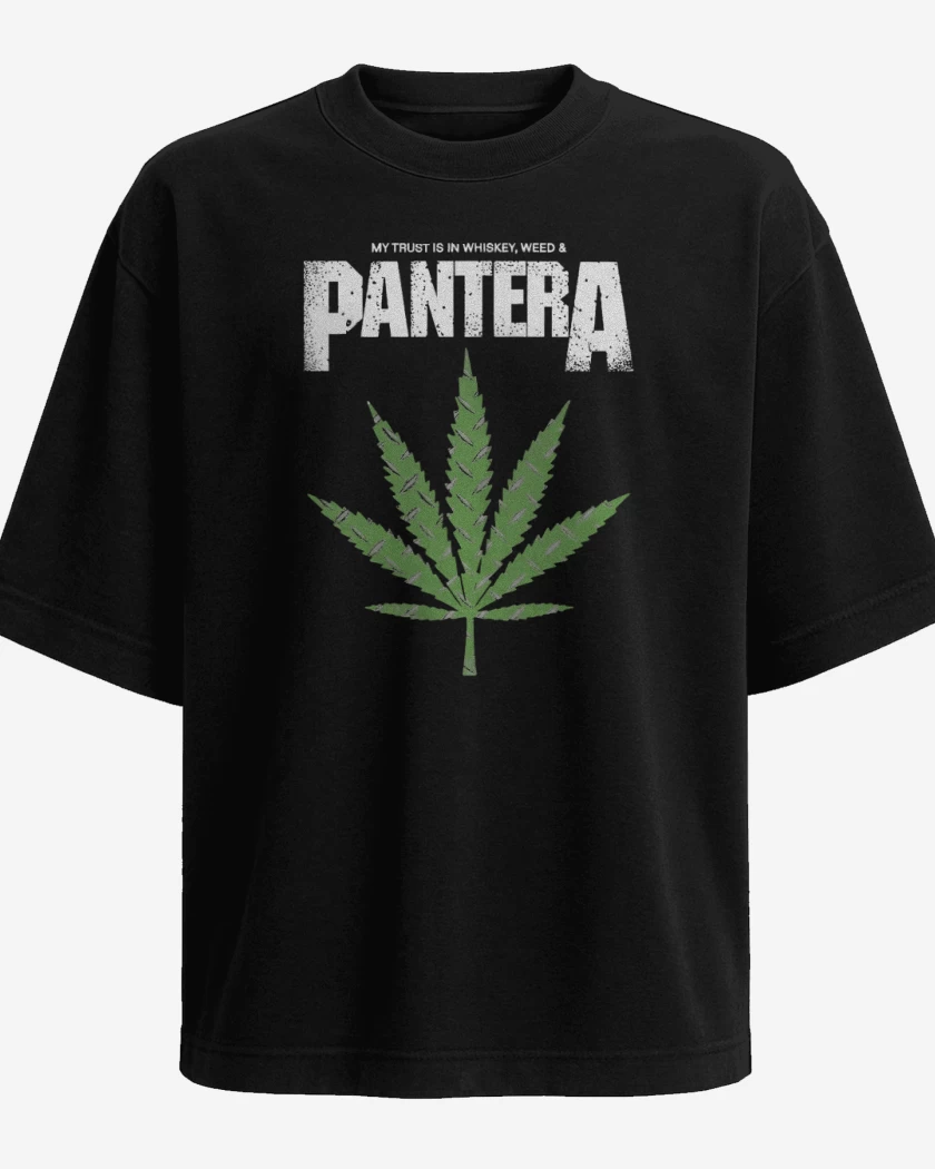 Polera Oversize Pantera Weed