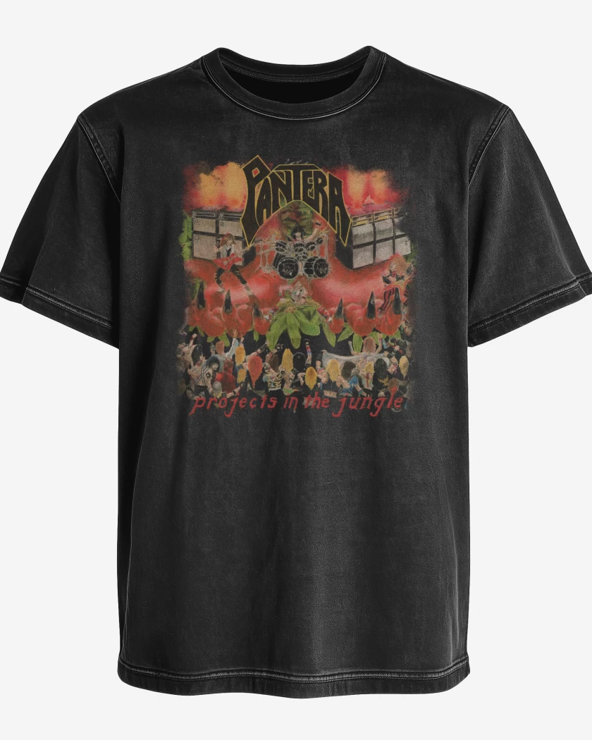 Polera desgastada Pantera Projects in the Jungle
