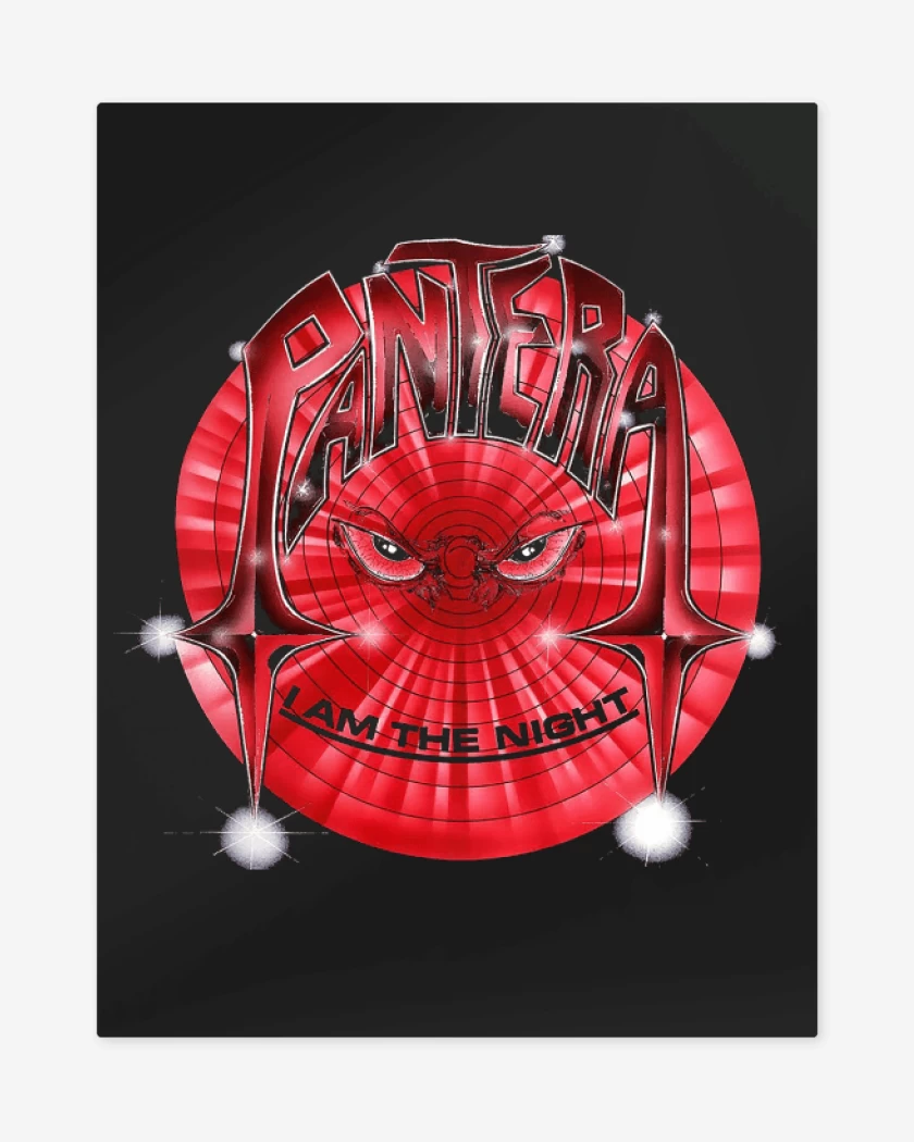 Print metalico Pantera I Am The Night