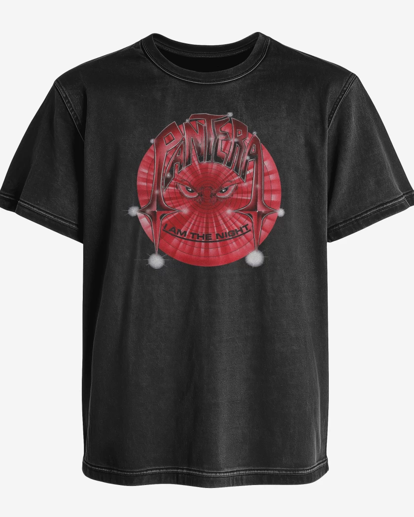 Polera desgastada Pantera I Am The Night