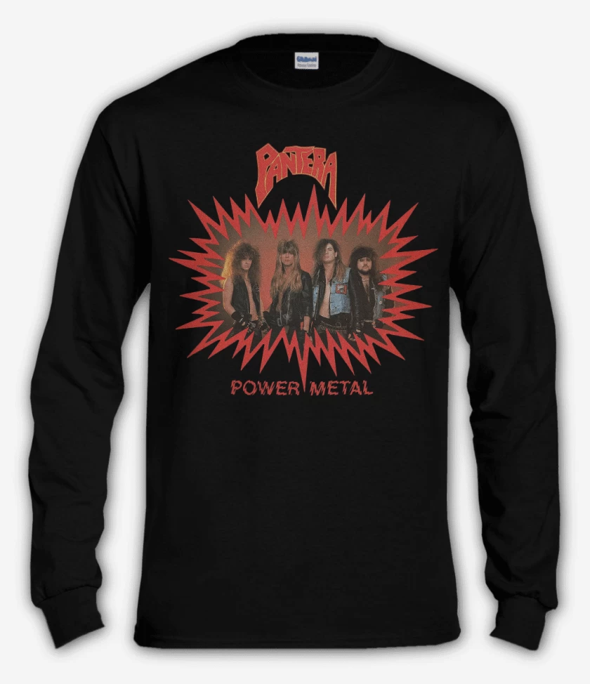 Polera manga larga Pantera Power Metal