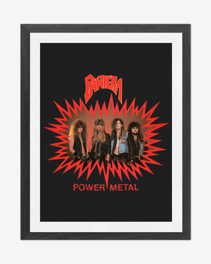 Cuadro decorativo Pantera Power Metal