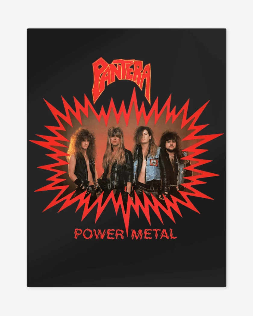 Print metalico Pantera Power Metal