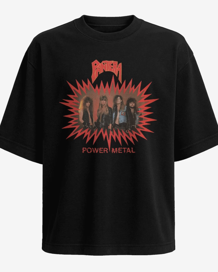 Polera Oversize Pantera Power Metal