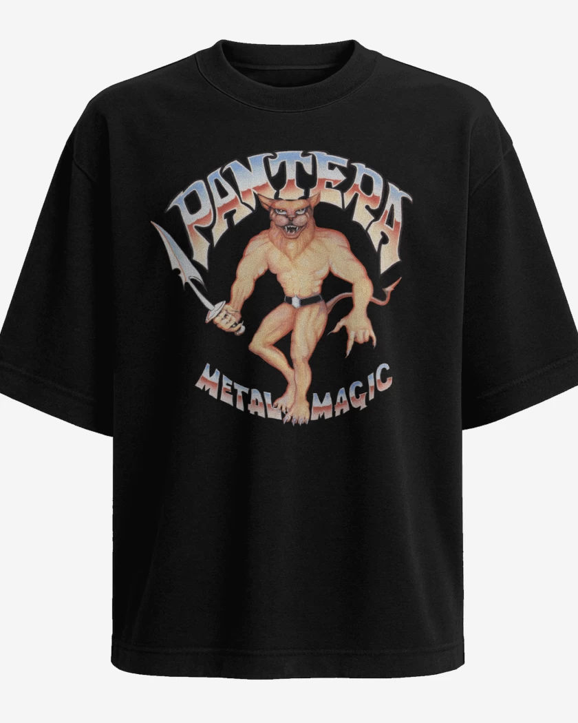 Polera Oversize Pantera Metal Magic