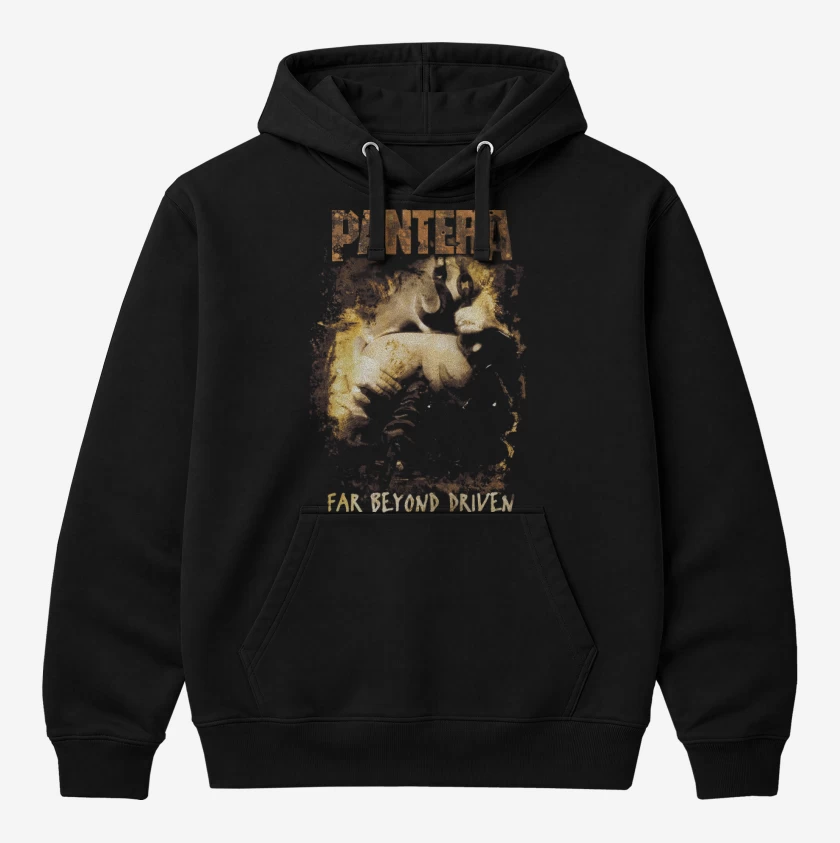 Polerón Canguro Negro de Pantera Far Beyond Driven
