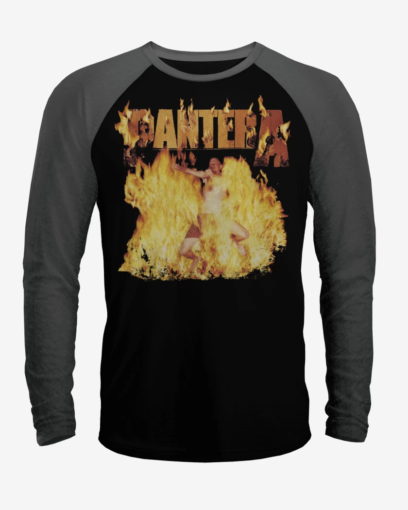 Polera Raglan Pantera Reinventing the Steel