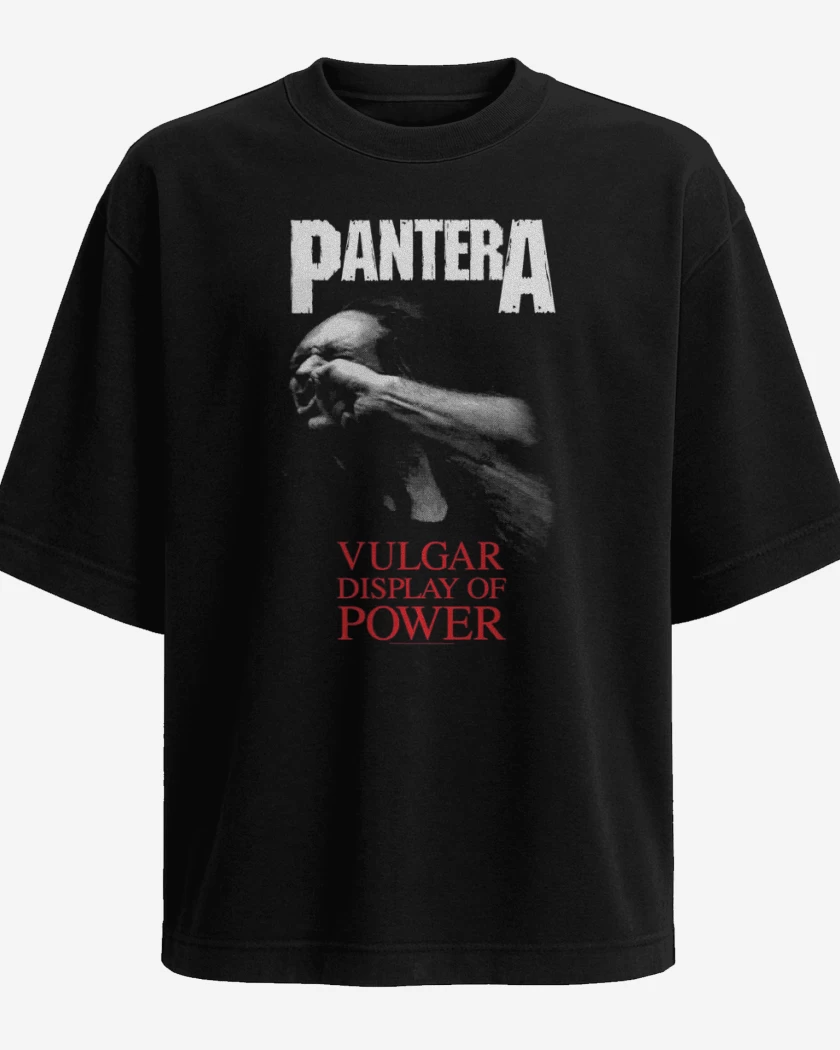 Polera Oversize Pantera Vulgar Display of Power