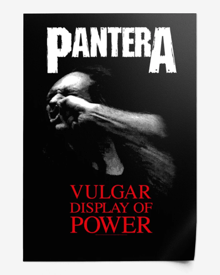 Print Pantera Vulgar Display of Power