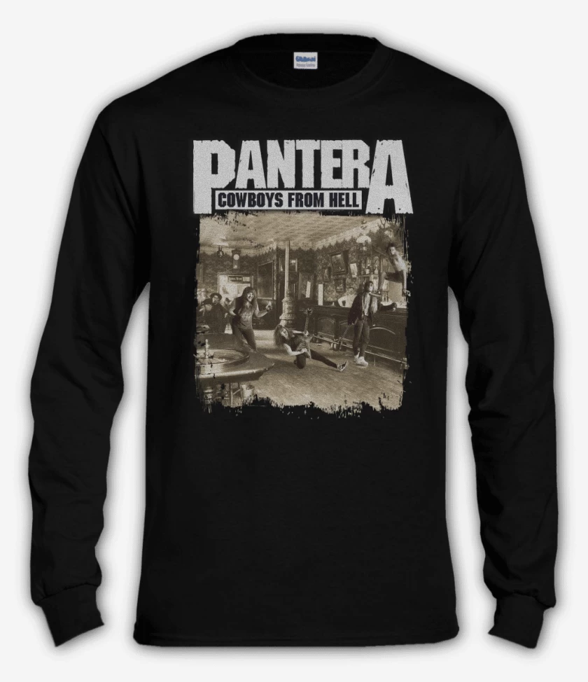 Polera manga larga Pantera Cowboys From Hell