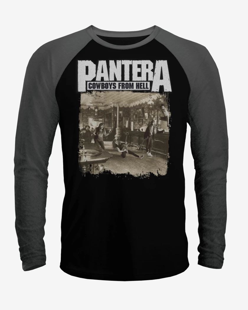 Polera Raglan Pantera Cowboys From Hell