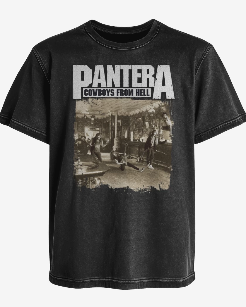 Polera desgastada Pantera Cowboys From Hell