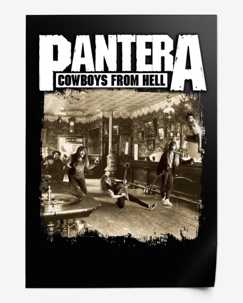 Print Pantera Cowboys From Hell