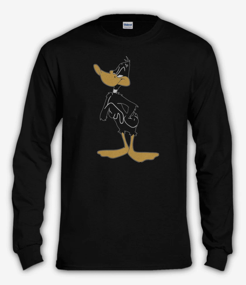 Polera manga larga Negro de Lucas El pato
