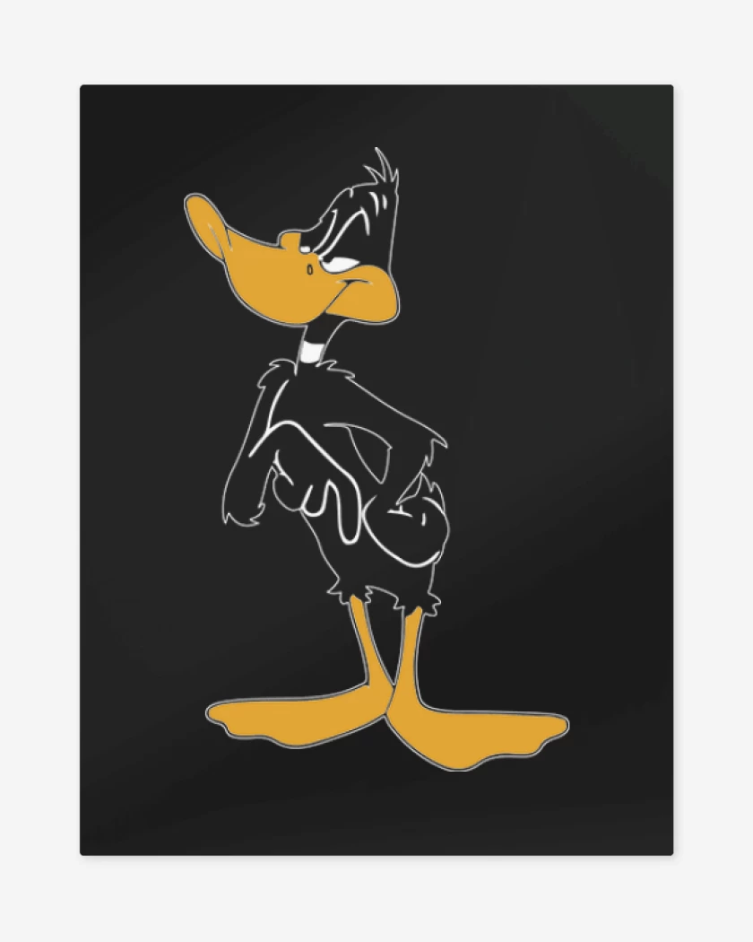 Print metalico Negro de Lucas El pato