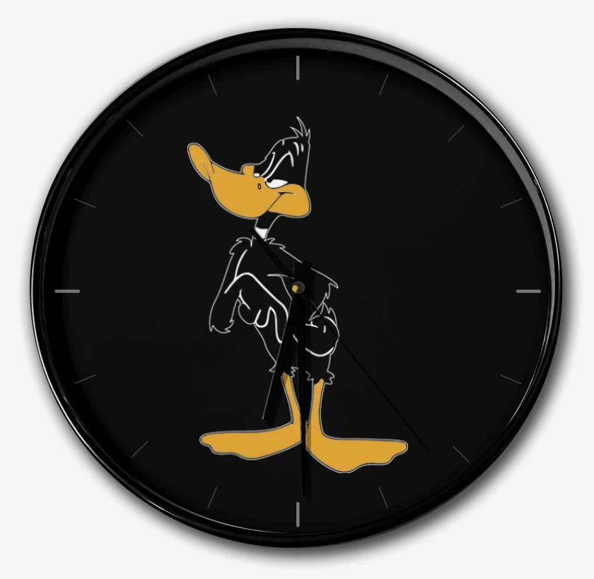 Reloj Negro de Lucas El pato