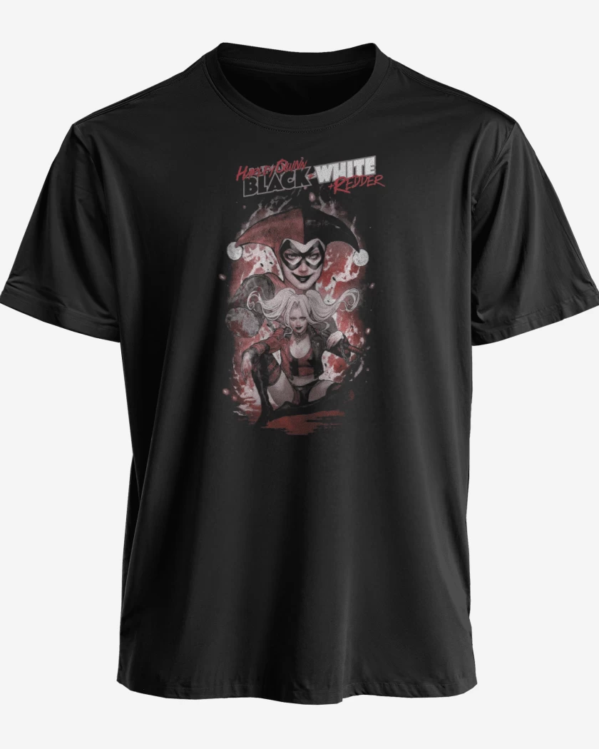 Polera Harley Quinn Black & White
