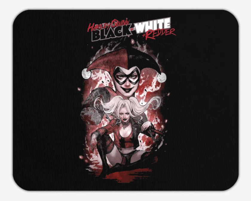 Mousepad Harley Quinn Black & White