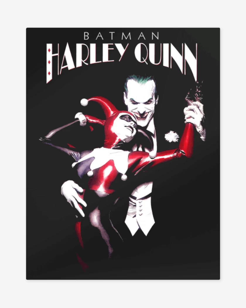 Print metalico Batman Harley Quinn