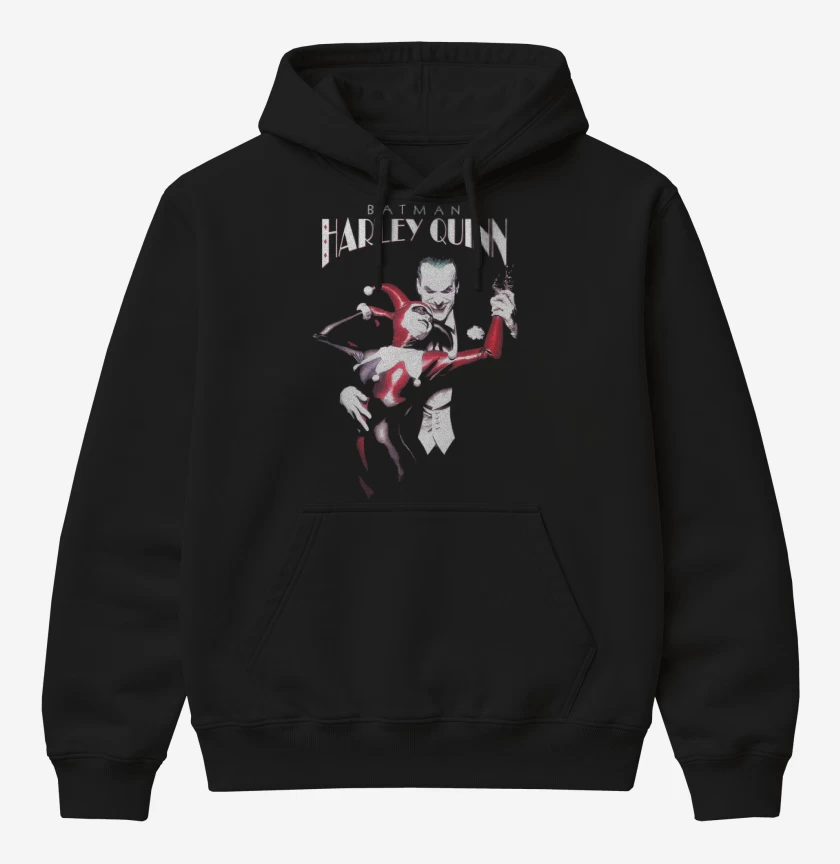 Poleron Canguro básico Batman Harley Quinn