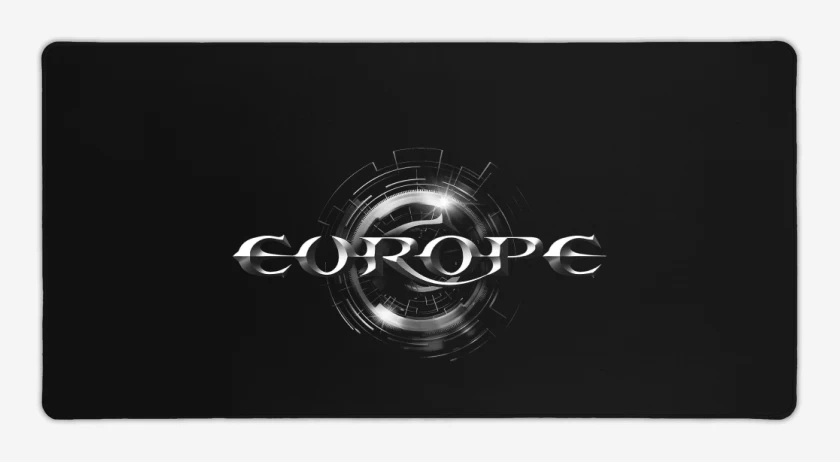 Mouse pad Gamer Negro de Europe Logo