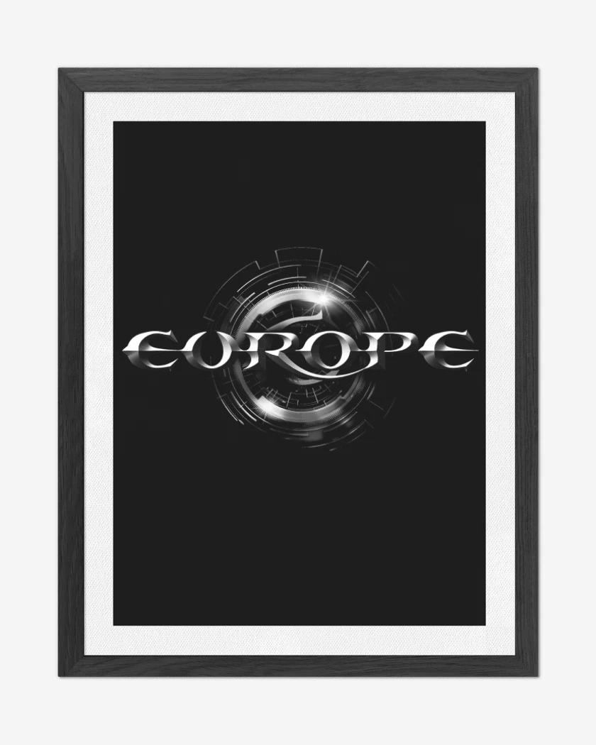 Cuadro decorativo Negro de Europe Logo